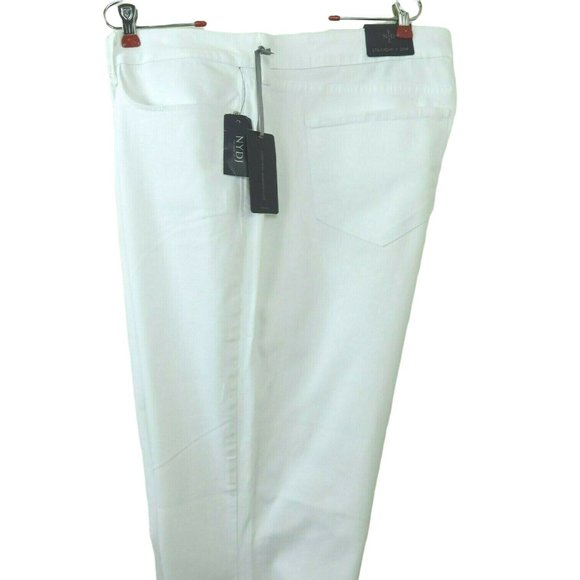 NYDJ Not Your Daughters Jeans White 22W Marilyn Straight Leg Denim Jeans NWT - Picture 1 of 9
